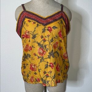 Sundance Lightweight Oversized Cotton Floral Tank Top